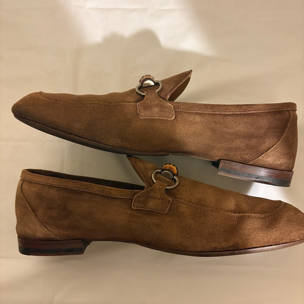 GUCCI tan suede loafers - Picture 6 of 10